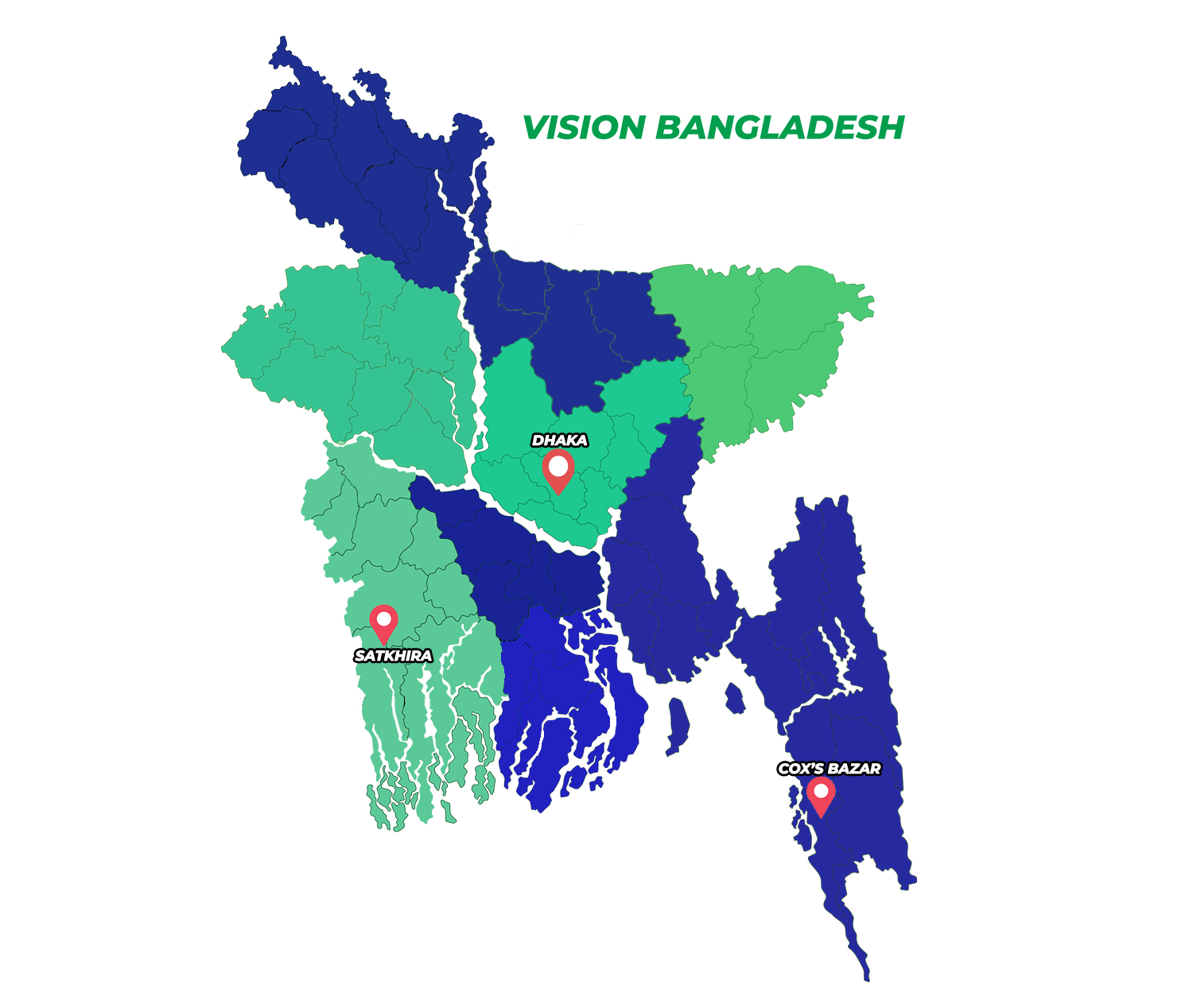 Our work Map